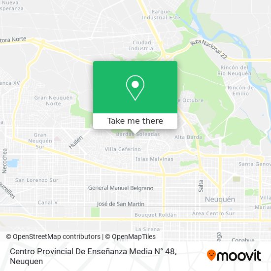 Centro Provincial De Enseñanza Media N° 48 map
