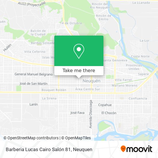 Barberia Lucas Cairo Salón 81 map
