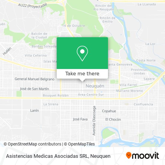 Asistencias Medicas Asociadas SRL map