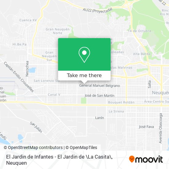 El Jardin de Infantes - El Jardin de \La Casita\ map