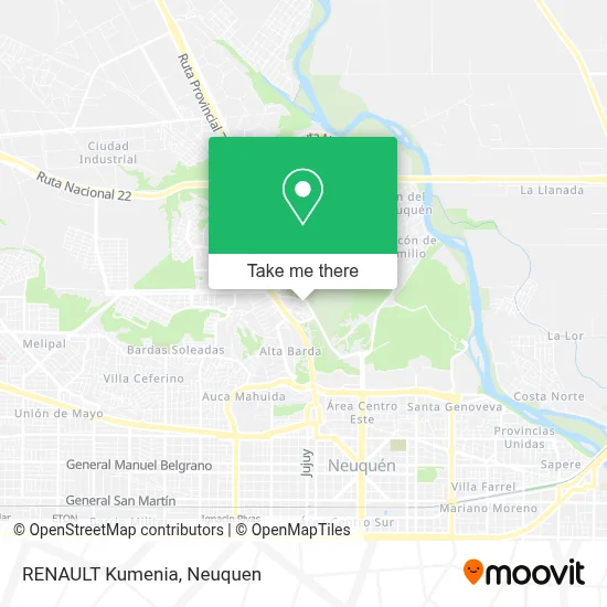 RENAULT Kumenia map