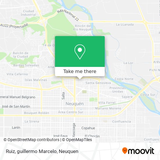 Mapa de Ruiz, guillermo Marcelo