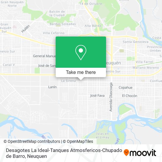 Desagotes La Ideal-Tanques Atmosfericos-Chupado de Barro map