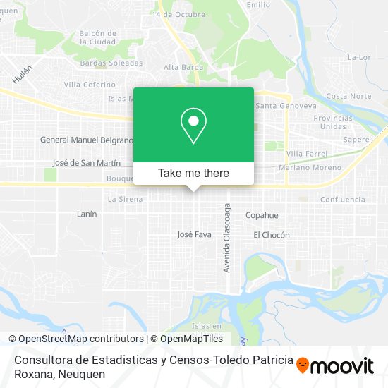 Consultora de Estadisticas y Censos-Toledo Patricia Roxana map