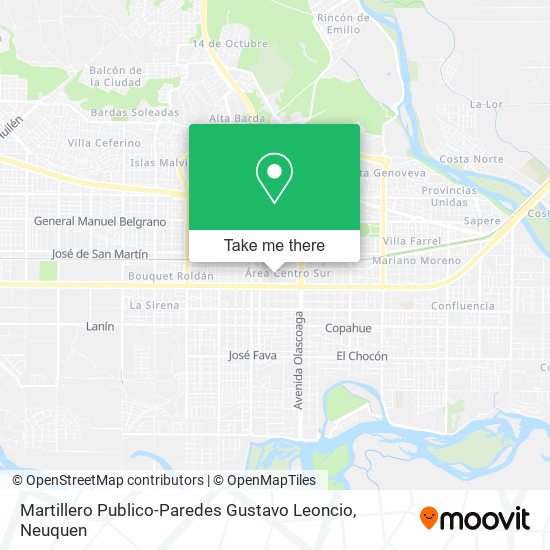 Martillero Publico-Paredes Gustavo Leoncio map