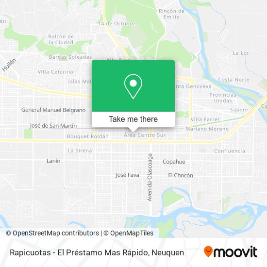 Mapa de Rapicuotas - El Préstamo Mas Rápido