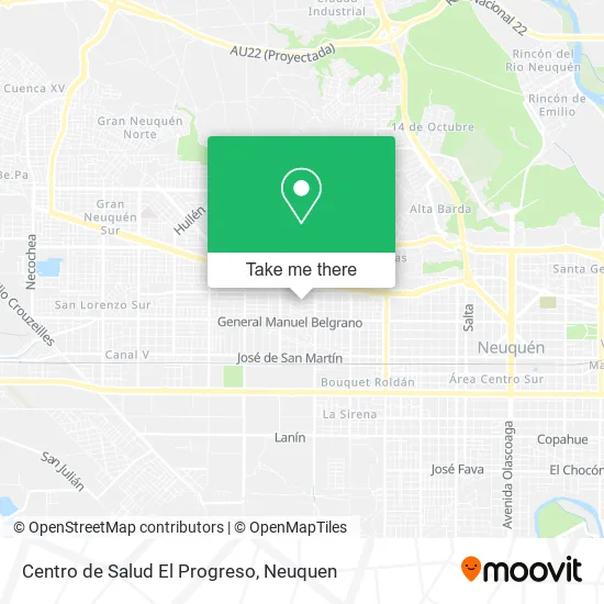 Centro de Salud El Progreso map