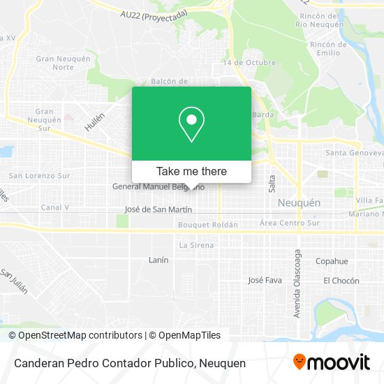 Mapa de Canderan Pedro Contador Publico