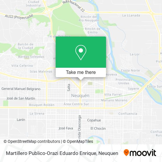 Martillero Publico-Orazi Eduardo Enrique map