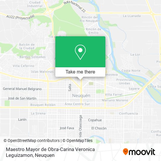 Maestro Mayor de Obra-Carina Veronica Leguizamon map
