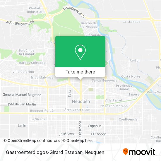 Mapa de Gastroenterólogos-Girard Esteban