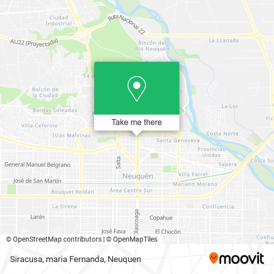 Siracusa, maria Fernanda map