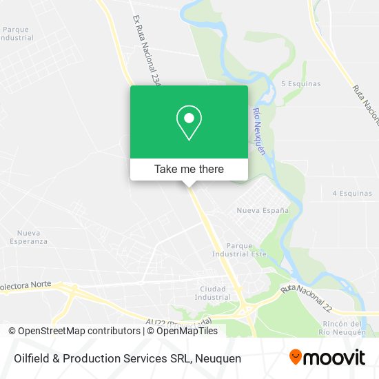 Oilfield & Production Services SRL map