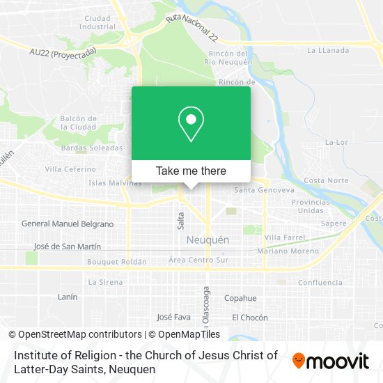 Mapa de Institute of Religion - the Church of Jesus Christ of Latter-Day Saints