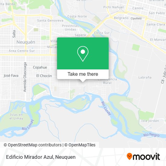 Edificio Mirador Azul map