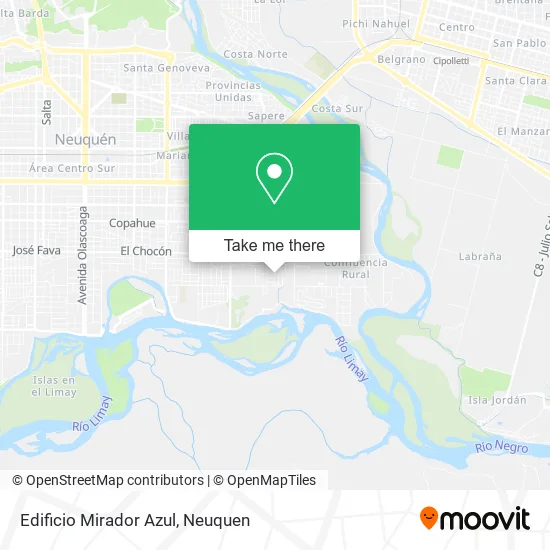 Mapa de Edificio Mirador Azul