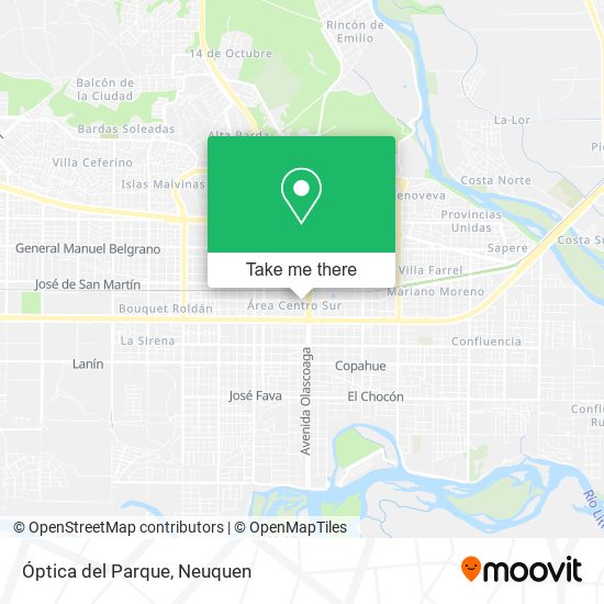 Óptica del Parque map