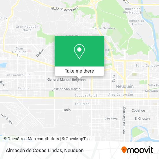 Almacén de Cosas Lindas map