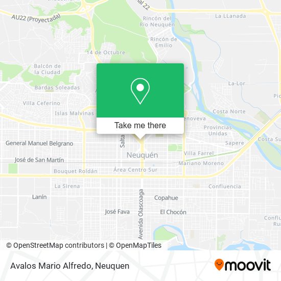 Avalos Mario Alfredo map