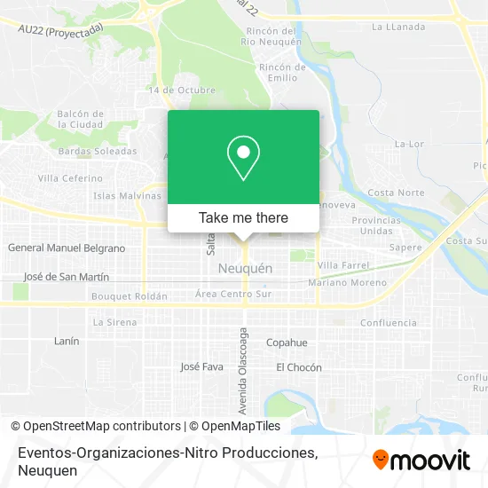 Eventos-Organizaciones-Nitro Producciones map
