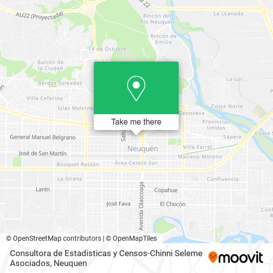Consultora de Estadisticas y Censos-Chinni Seleme Asociados map