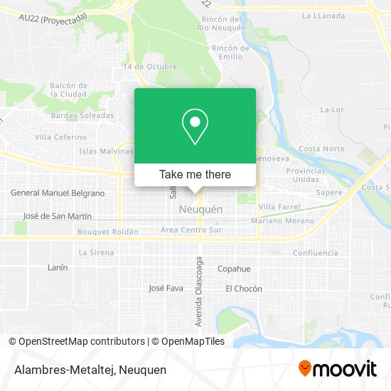 Alambres-Metaltej map