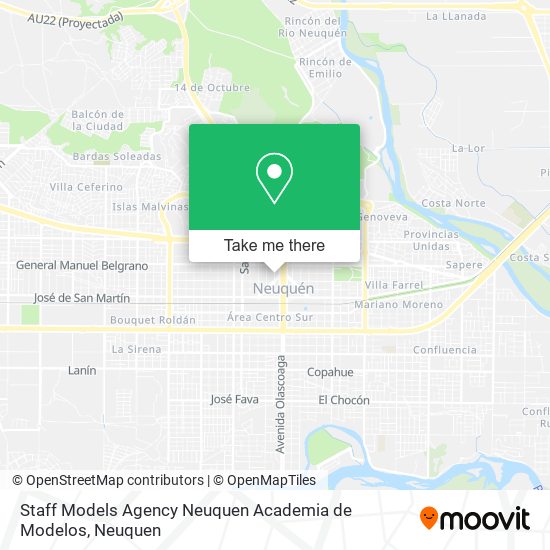 Staff Models Agency Neuquen Academia de Modelos map