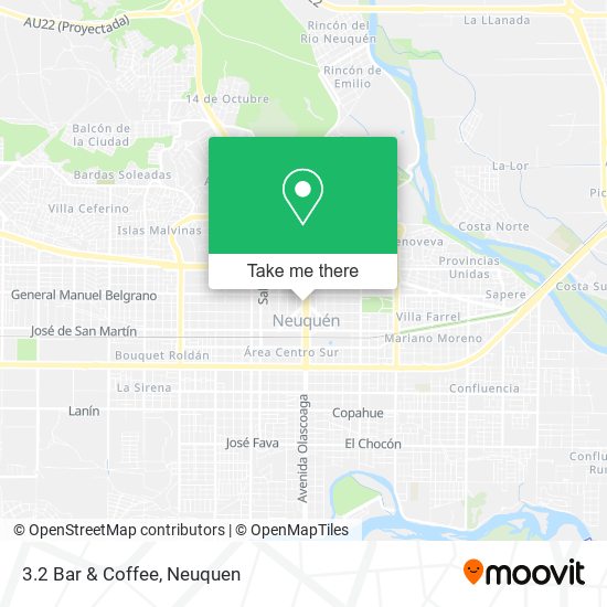 Mapa de 3.2 Bar & Coffee
