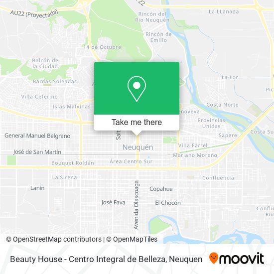 Mapa de Beauty House - Centro Integral de Belleza
