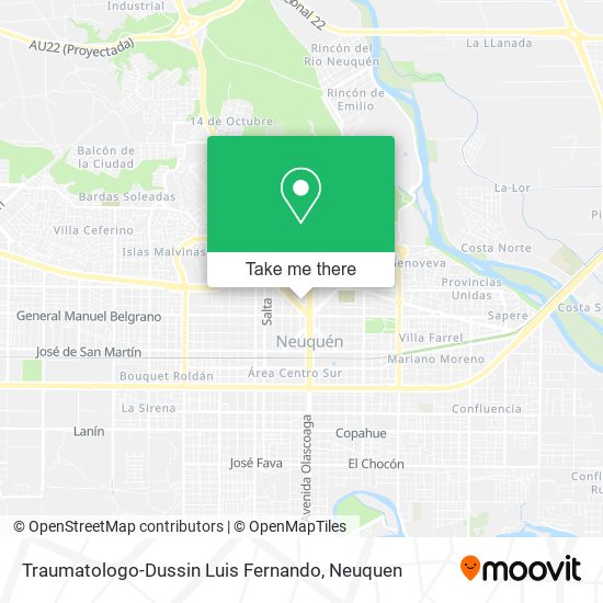 Traumatologo-Dussin Luis Fernando map