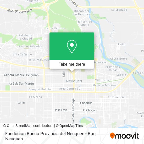 Fundación Banco Provincia del Neuquén - Bpn map