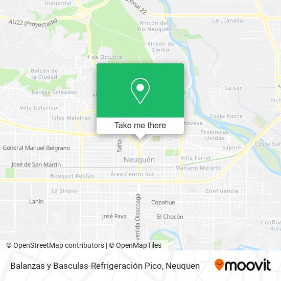 Mapa de Balanzas y Basculas-Refrigeración Pico