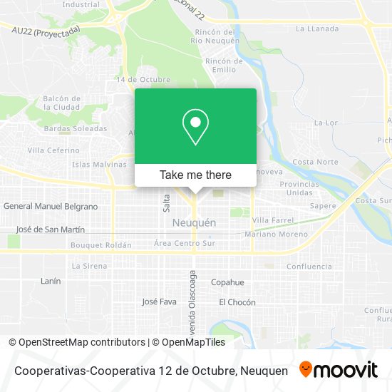 Cooperativas-Cooperativa 12 de Octubre map