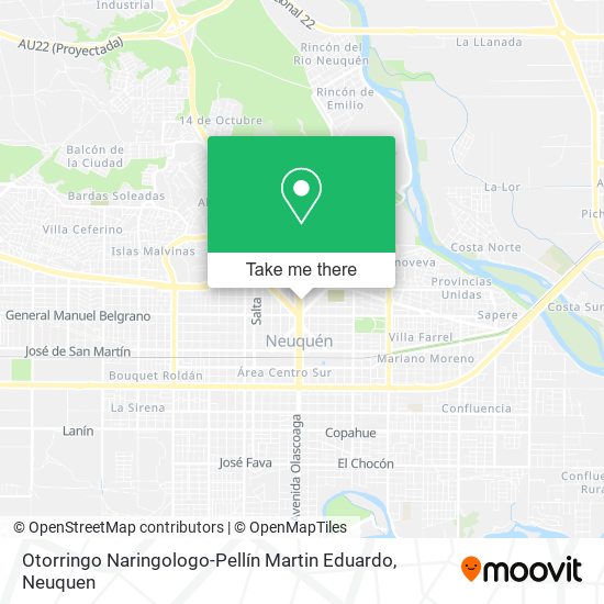 Otorringo Naringologo-Pellín Martin Eduardo map
