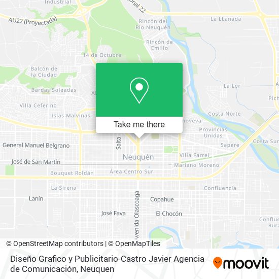 Mapa de Diseño Grafico y Publicitario-Castro Javier Agencia de Comunicación