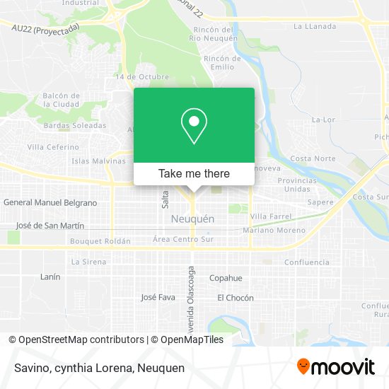 Savino, cynthia Lorena map