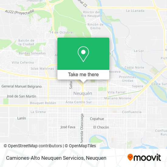 Camiones-Alto Neuquen Servicios map