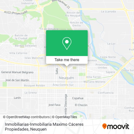 Inmobiliarias-Inmobiliaria Maximo Cáceres Propiedades map