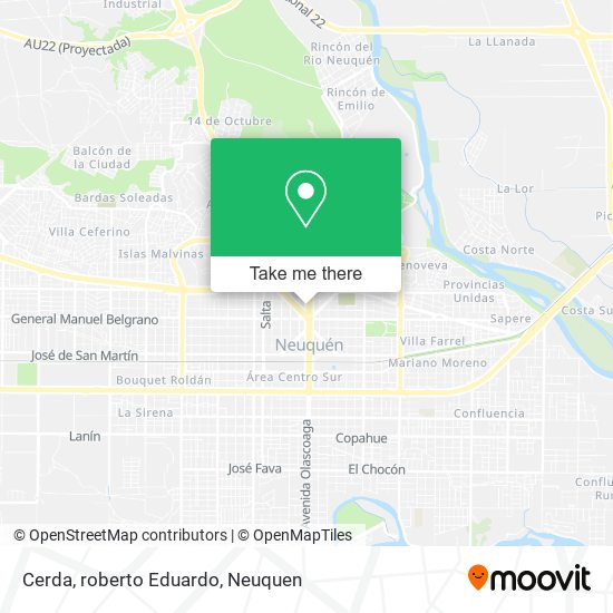 Mapa de Cerda, roberto Eduardo