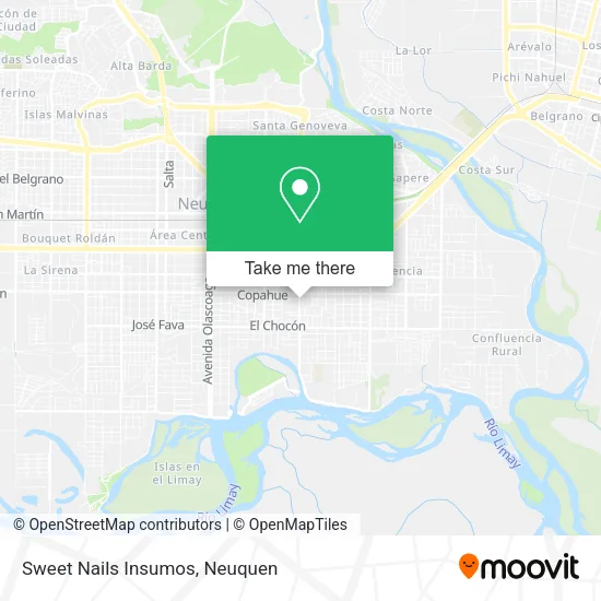 Sweet Nails Insumos map