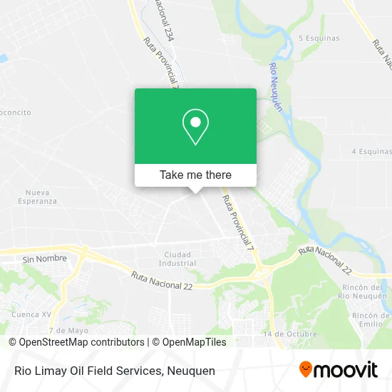 Rio Limay Oil Field Services map