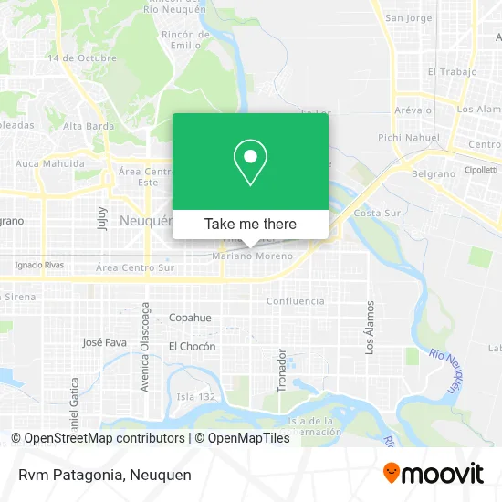 Rvm Patagonia map
