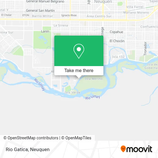 Rio Gatica map