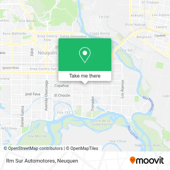Rm Sur Automotores map
