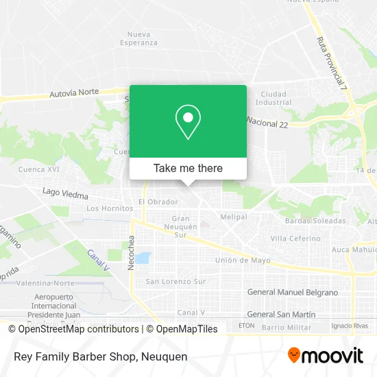 Rey Family Barber Shop map