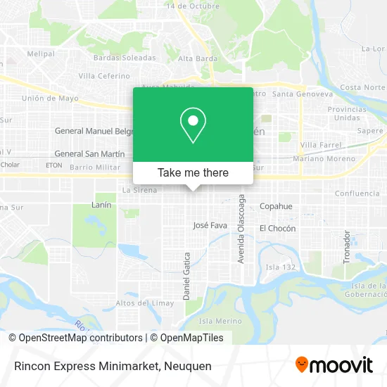 Rincon Express Minimarket map