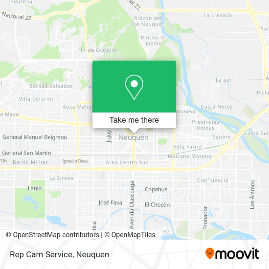 Rep Cam Service map