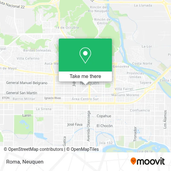 Roma map