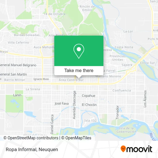 Ropa Informal map