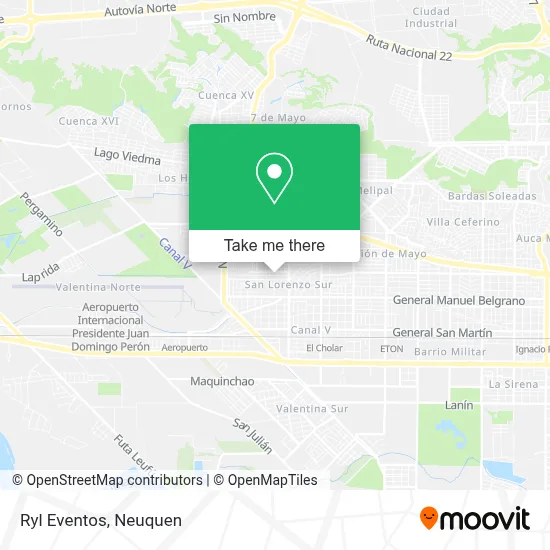 Ryl Eventos map